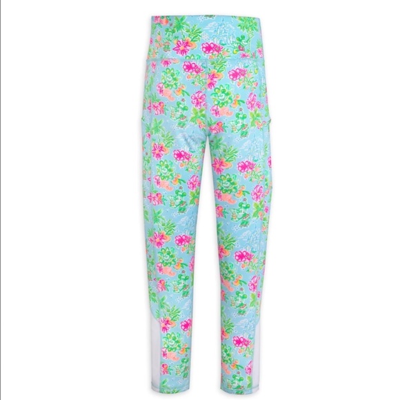 Disney Parks x Lilly Pulitzer Mickey & Minnie Mouse Weekender Legging M - Picture 2 of 3